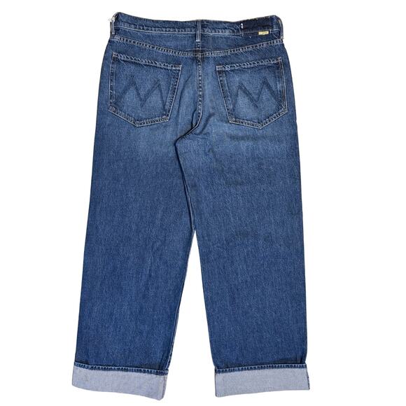 MOTHER Petite Lil' Spitfire Nerdy Cuff Jeans Did You Bring Me Anything 30P NWT - Picture 3 of 7